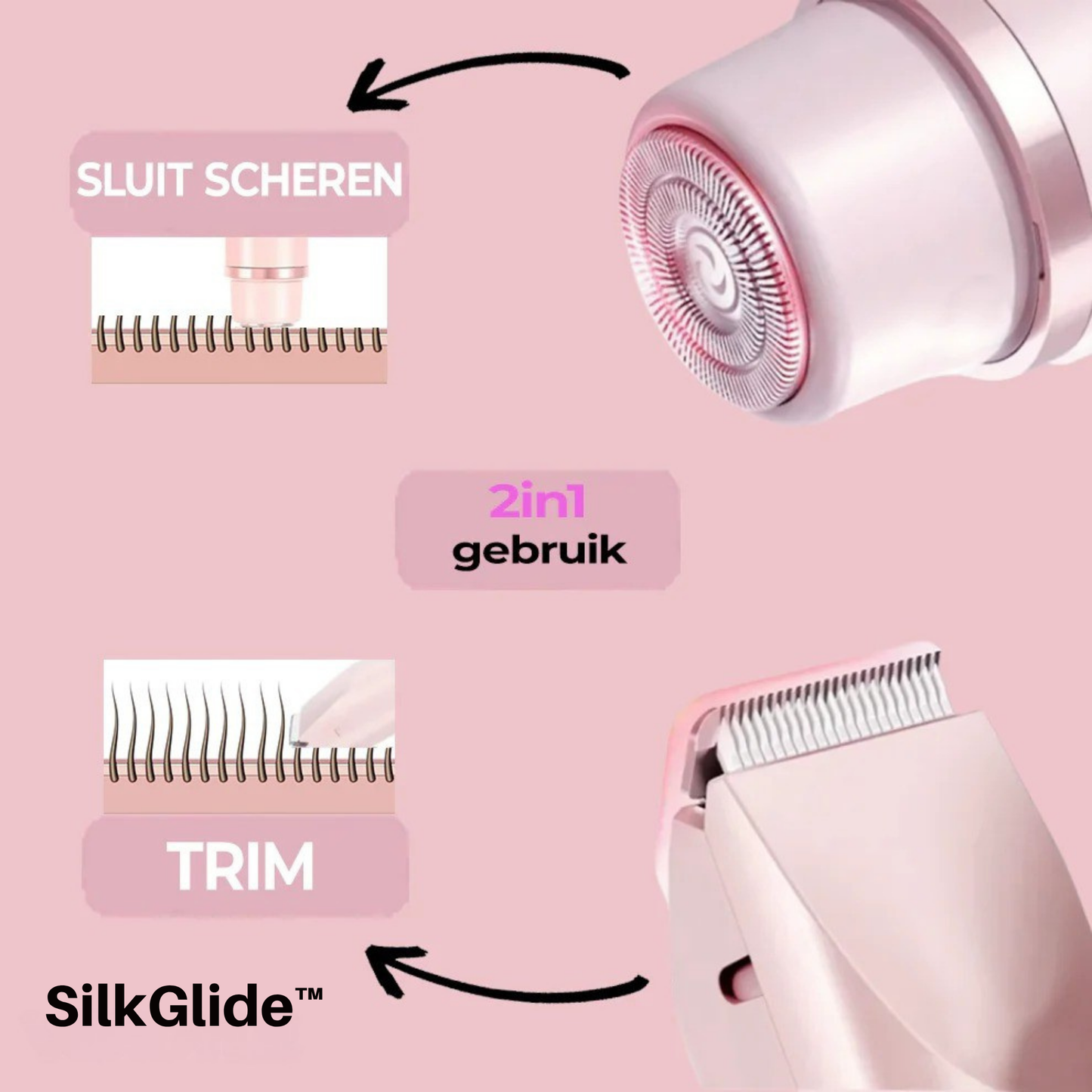 SilkGlide™ 2-in-1 Precision Trimmer