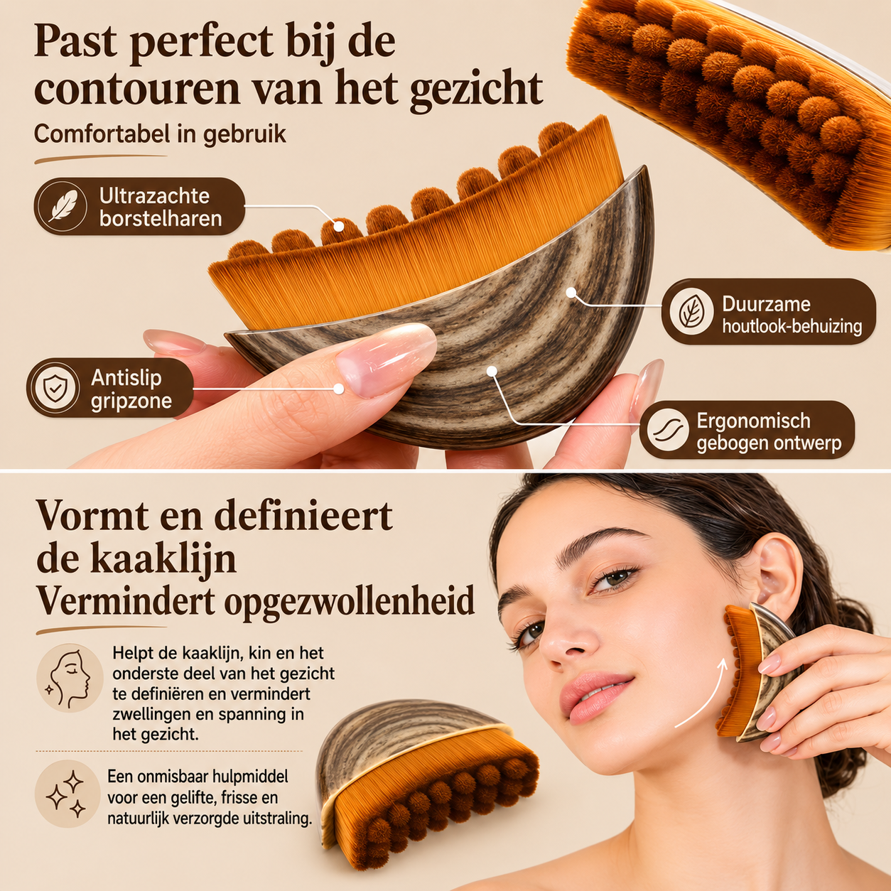GlowLift Brush™ | Zeg vaarwel tegen een opgezwollen gezicht