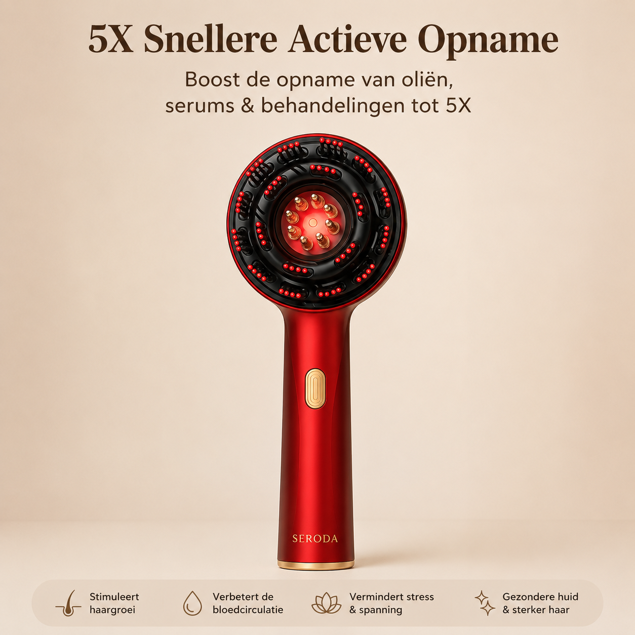 HairRevive™ | Hoofdhuidmassager met Roodlichttherapie
