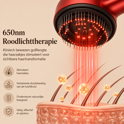 HairRevive™ | Hoofdhuidmassager met Roodlichttherapie