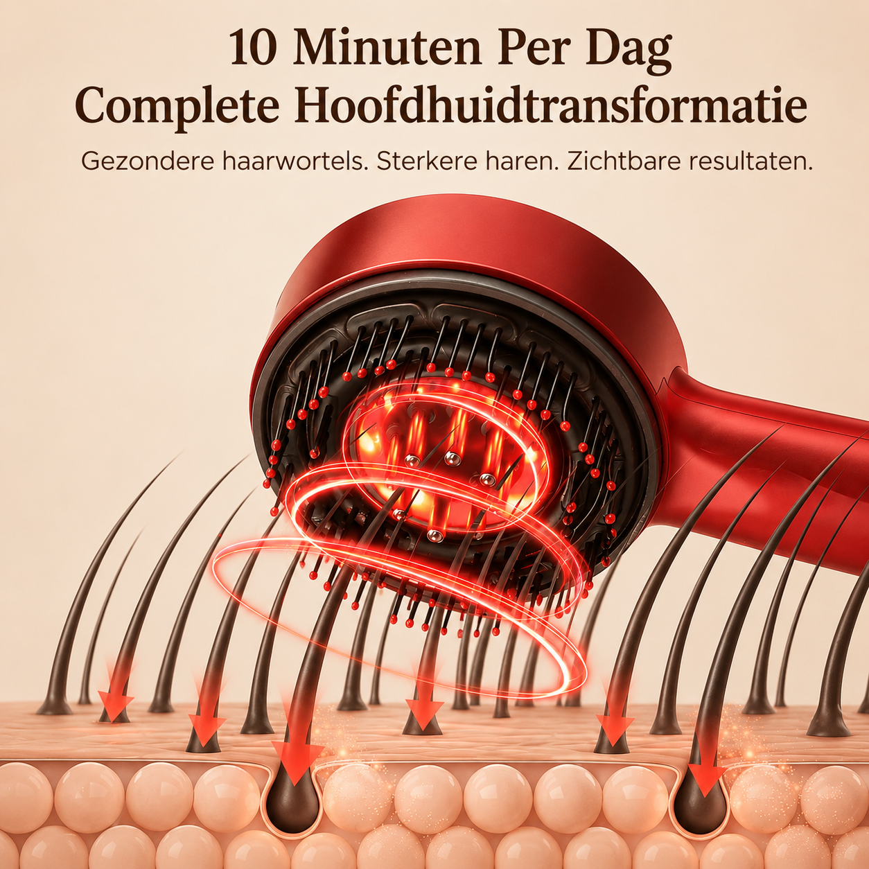 HairRevive™ | Hoofdhuidmassager met Roodlichttherapie