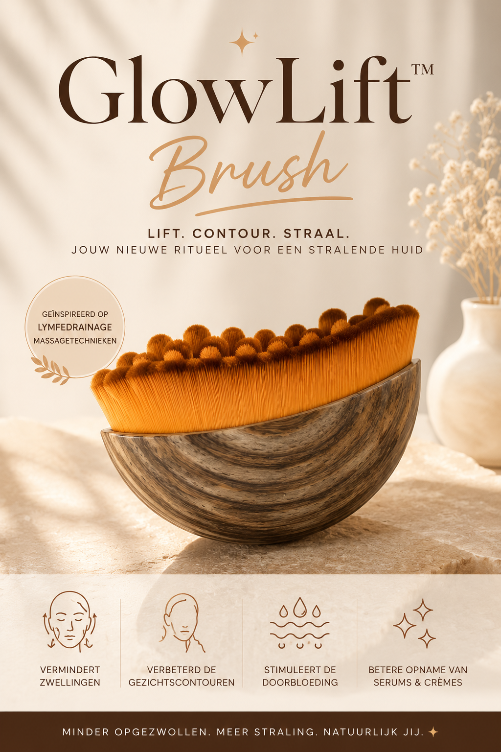 GlowLift Brush™ | Zeg vaarwel tegen een opgezwollen gezicht