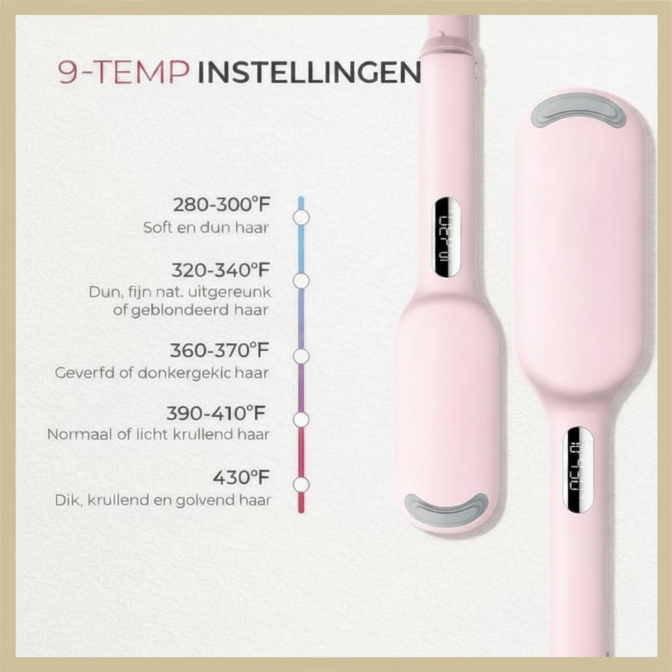 WaveGlam Pro™ | Salonwaardige Beach Waves in 10 Minuten